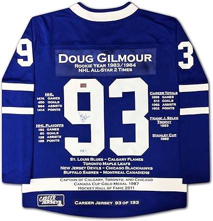 doug gilmour leafs jersey