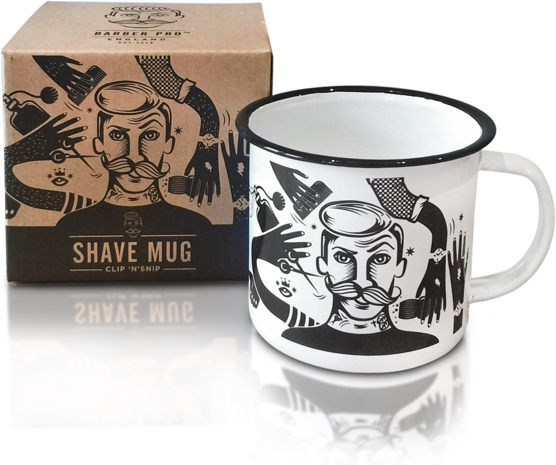 BARBER PRO Shaving Mug (Clip'n'Snip)