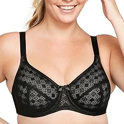 Full Figure Plus Size Lace Comfort WonderWire Bra