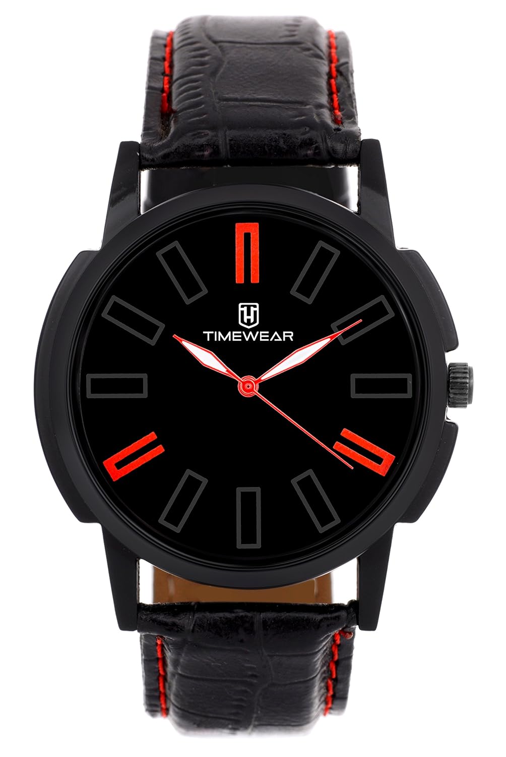timewear analog black dial men's watch - 149bdtg