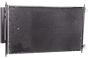 Kool-Vue A/C Condenser Compatible with 2004-2008 Acura TSX With Receiver Drier 80110SEA013 AC3030119