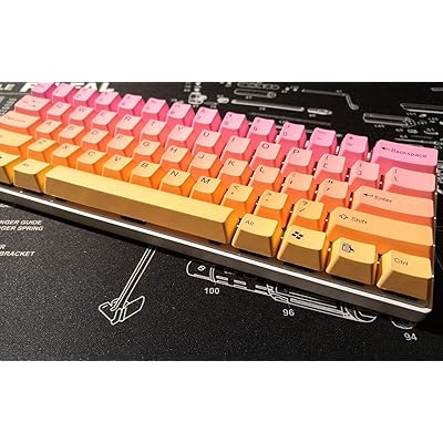 Buy Tai Hao Sunshine Pbt Double Shot Keycap Set 104 Keys Sunset Key Caps For Cherry Mx Switch Mechanical Keyboard With Key Puller 104 Keys Sunshine Online In Kuwait B0v8bncm