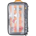 Lowepro GearUp Pouch Large, Travel Essentials Case, Travel Case for PC Cables, Adapters, Batteries, Chargers, Small Cameras and USB Sticks, Laptop Accessory Case, Made of Recycled Fabric, Grey