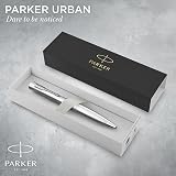 Parker Urban Twist Ballpoint Pen Metro Metallic Chrome Trim Medium Point view 2