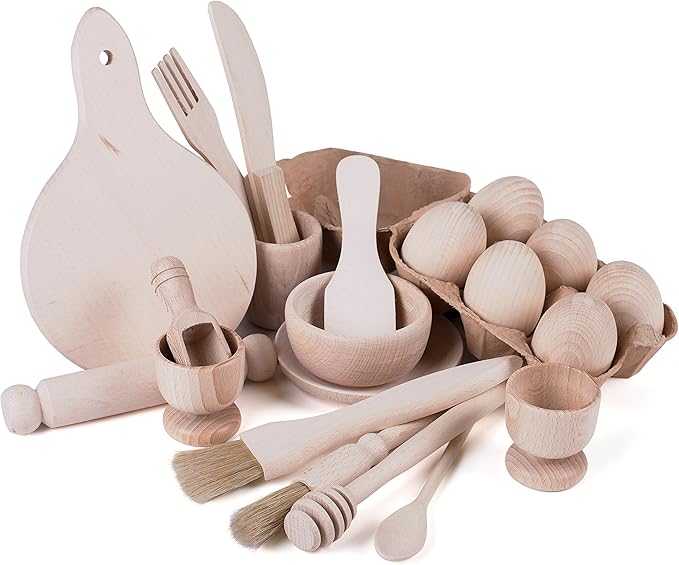 montessori wooden play kitchen