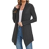Spicy Sandia Women's Cardigan Sweaters Long Dressy Casual Lightweight Open Front Knit Cardigans for Spring Early Fall