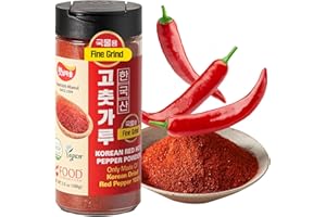 K FOOD KOREAN FOOD Korean Food Haetnim Maeul 100% Korean Red Chili Powder 3.5oz(100g) | Small Particle Powder for soups and stews | Vegan, NO MSG