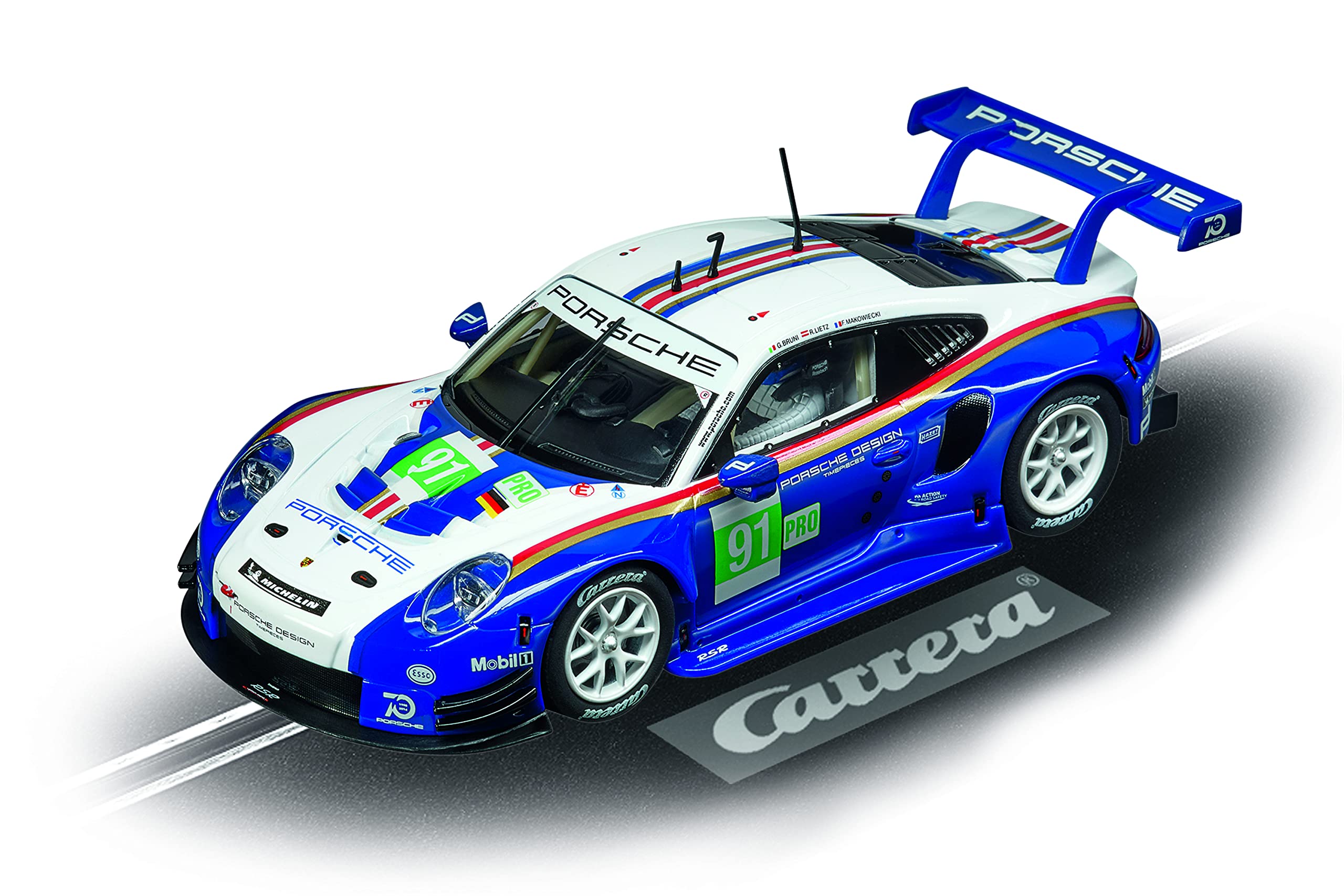 Carrera 20030891 Porsche 911 RSR #91 "956 Design, Multi-Colour