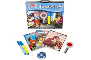 Melissa & Doug On The Go Secret Decoder Deluxe Activity Set and Super Sleuth Toy | Seek and Find Book, Kids Road Trip Essenti