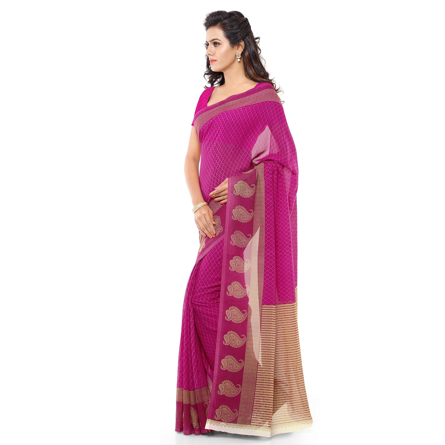 anand sarees saree with blouse piece