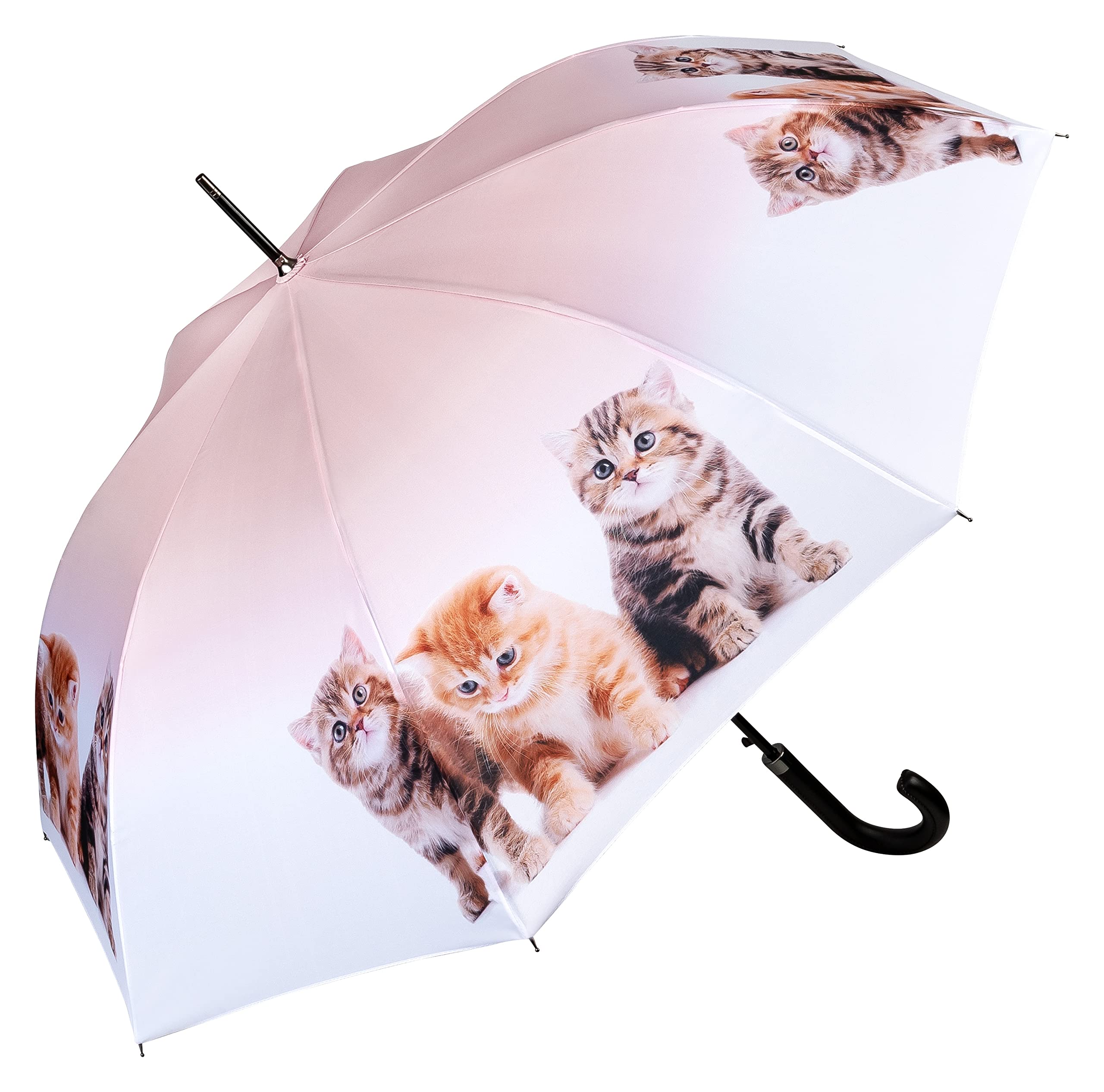 VON LILIENFELD Umbrella Automatic Women Motif Kittens Trio