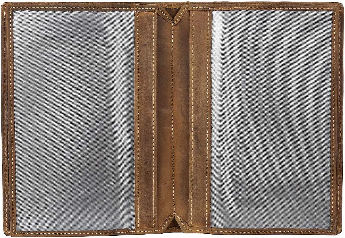 Greenburry Vintage deer identity card case leather 12 cm, Brown, Unique Size - Image 4