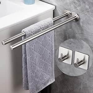 YIGII Toallero Montaje en la Pared con Gancho Adhesivo - 40 ...