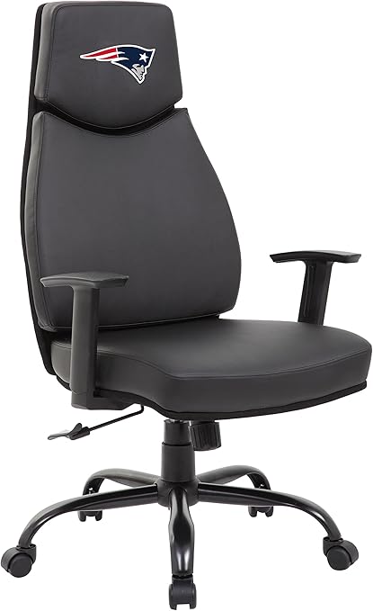 Proline Nfl New England Patriots Leather Office Chair P704n Nfl118 Black One Size Office Chairs Amazon Canada