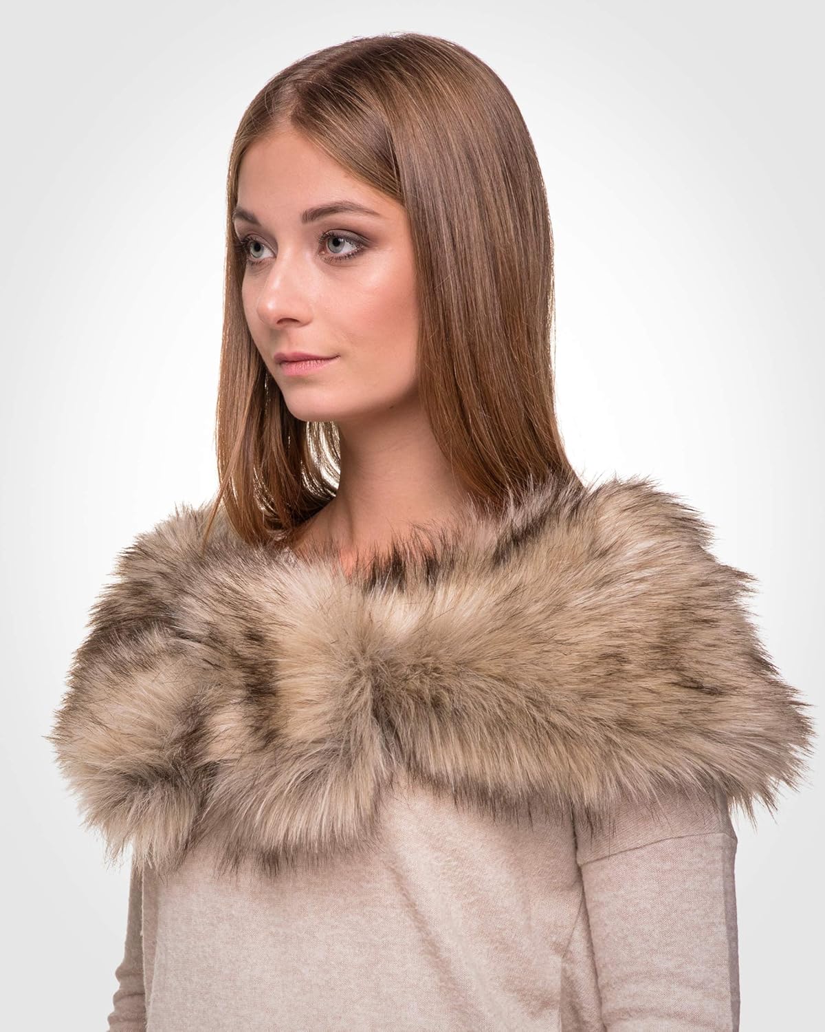 real fur stole