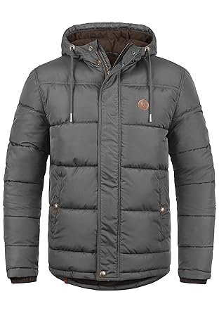 !Solid Denilson Herren Jacke Steppjacke warme Übergangsjacke gefüttert mit Kapuze