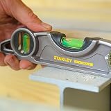 Stanley Fatmax Torpedo Level 25 cm Aluminium Magnetic Base 3 Vials view 5