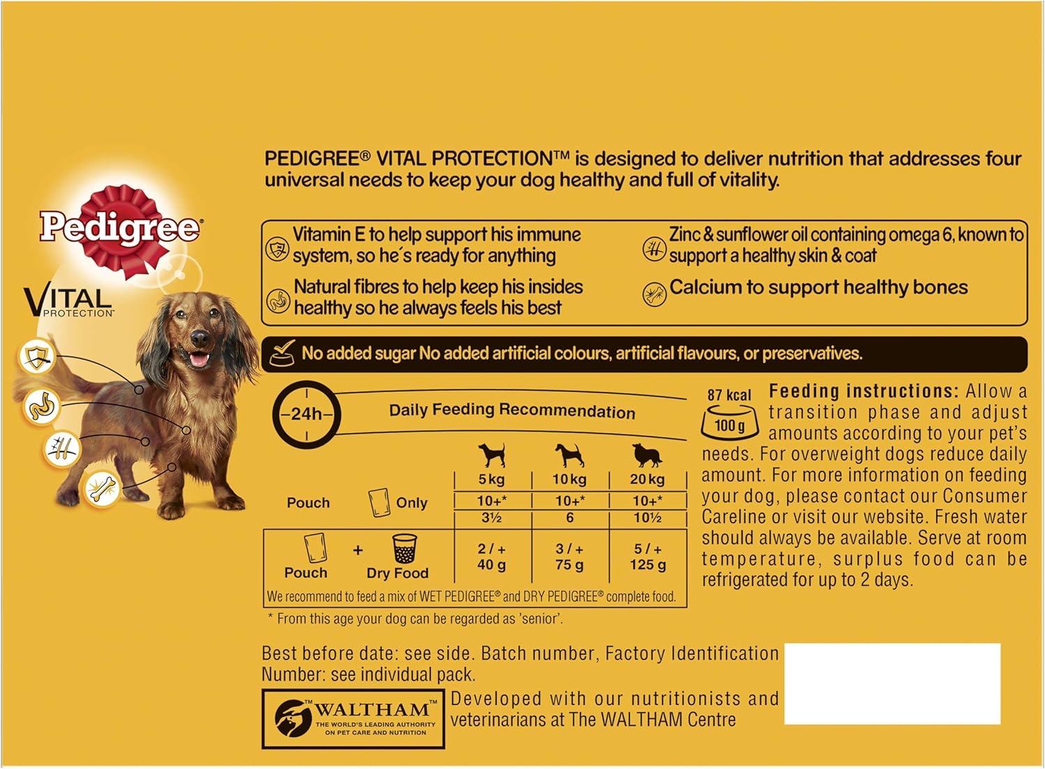 Pedigree 7+ Wet Food for Senior Dogs, Mixed Selection in Jelly, 12 x 100 g - Image 3