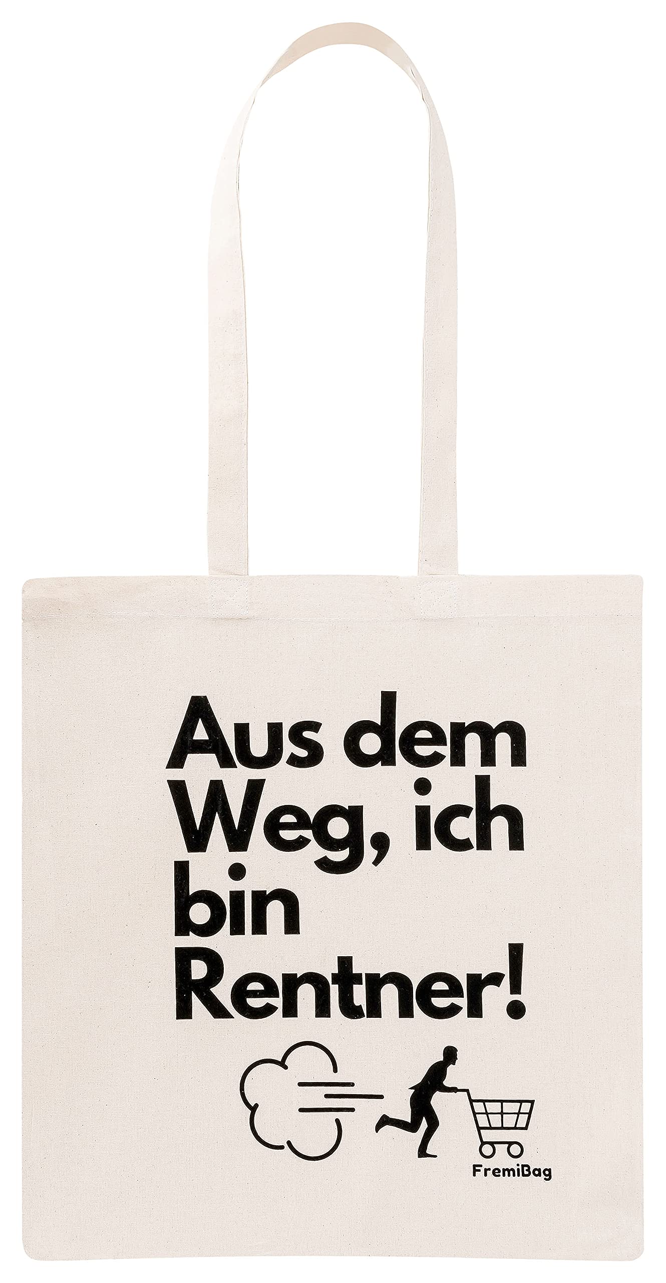 FremiBag Retirement bag | Fabric bag for shopping with plenty of capacity for your important things | Gift for retirement and company parties | Gift for retirement