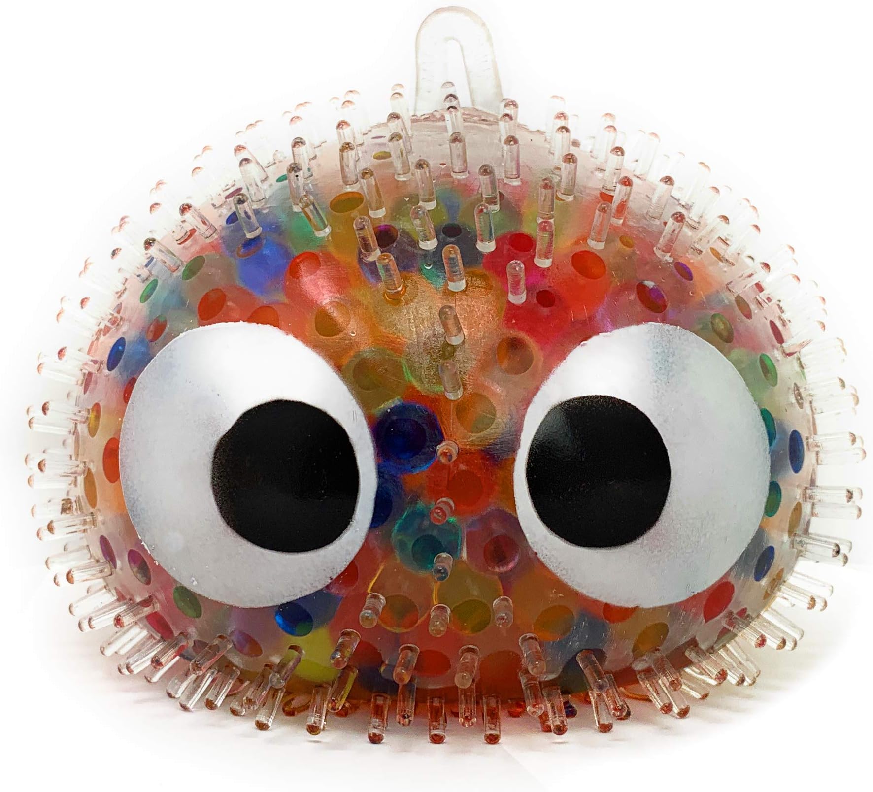 Clever Home Jumbo Squeeze Splat Ball with Water Orbs - Squish, Stretch and Splat for Fun