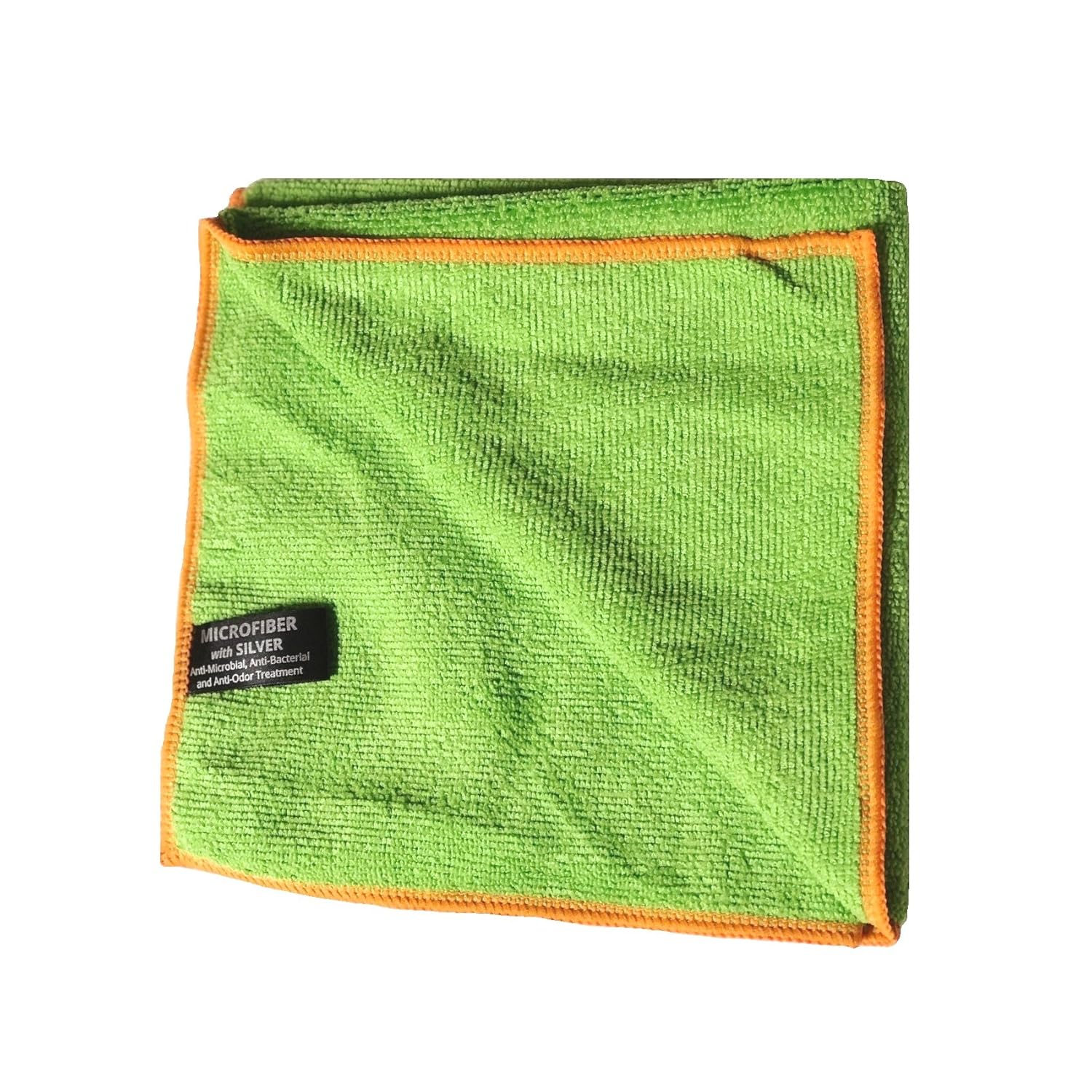 Silver Killer Antibacterial Microfiber Cloth 16 x 16 Towels Infused