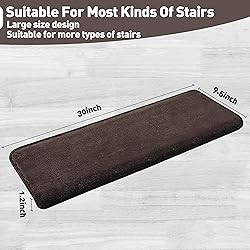 PURE ERA Carpet Stair Treads Ultra Plush 9.5" X
