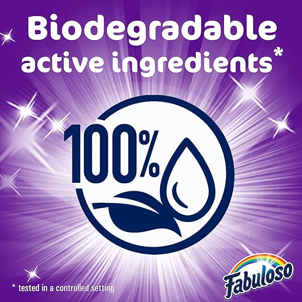 FABULOSO MULTI-PURPOSE CLEANER & FLOOR CLEANER, 2X CONCENTRATED, LAVENDER SCENT, 56 FLUID OUNCES