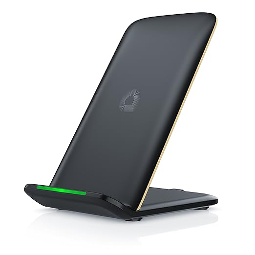 CSL - 10W Power Ladegerät kabellos Fast Wireless Charger | Induktionsladegerät mit Qi - intelligentes Laden | Ladegerät kompa