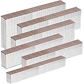 SITLDY 18 Gauge Galvanized Brad Nails Brown T-head 6 Sizes 1600-Pack | Includes: 5/8"+3/4"+1"+1-1/4"+1-1/2"+2", 18GA Nails Assorted Size Project Pack fit Pneumatic Electric 18GA Brad Nailers Gun