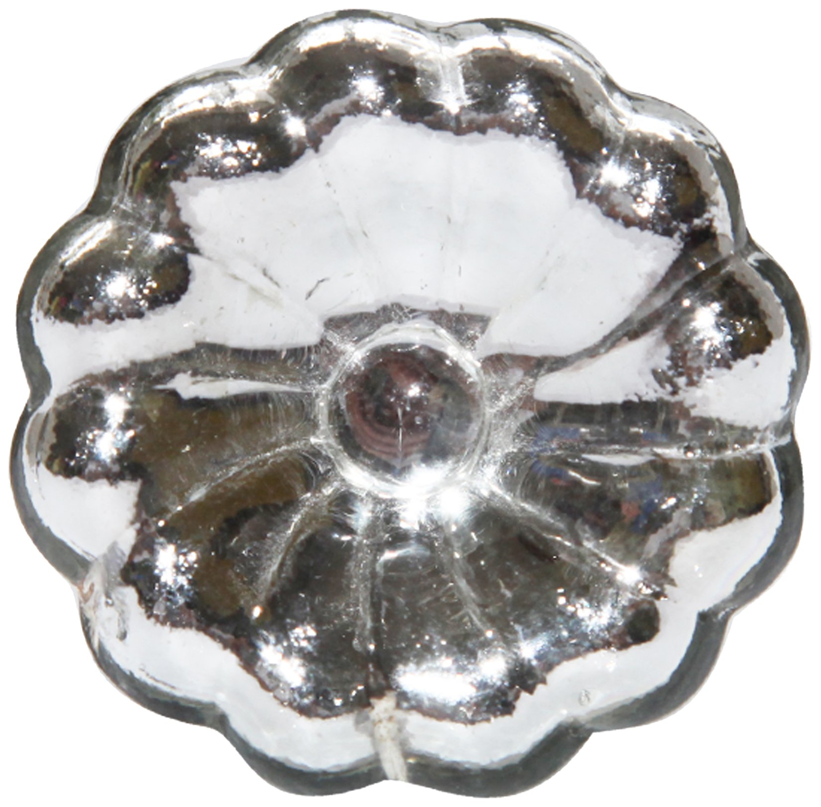 Bombay Duck SBA380X Deco Mercury Door Knob - Silver (6 units)