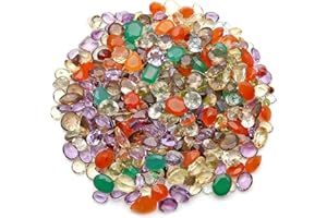 GM GEMMART USA 250 Carat Loose Gemstone Faceted Stones Lot Exclusively by GemMartUSA (MX-60001)