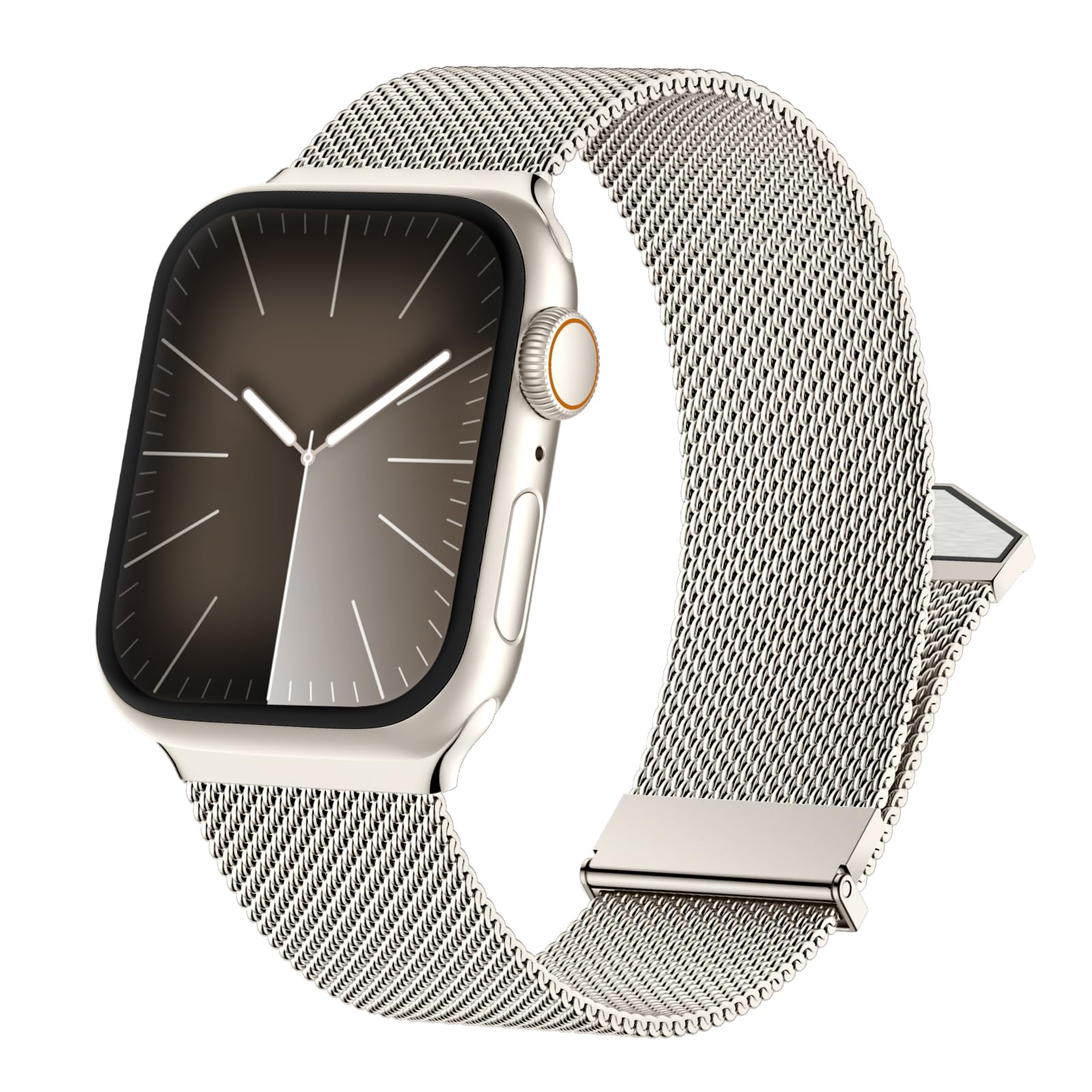 Metal Strap Compatible with Apple Watch Straps 46mm 40mm 41mm 38mm 42mm 44mm 45mm 49mm Women Men, Dual Magnetic Stainless Steel Band for iWatch Series 11 10 9 8 7 6 5 4 3 2 1 SE3 Ultra3/2/1