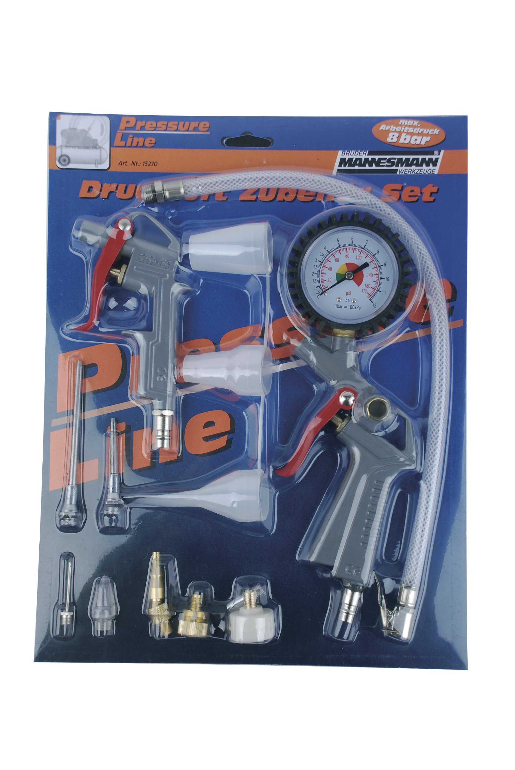 Brüder Mannesmann Compressed Air Accessory Set | M15270