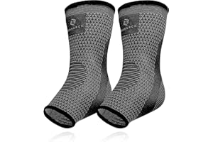 Benmarck Achilles Tendon Support Brace, Plantar Fasciitis Sock, Ankle Compression Sleeve For Running, Tendonitis and Flat Feet Relief
