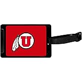 Siskiyou Sports Unisex NCAA Utah Utes Luggage Tag, Black, 3.25"