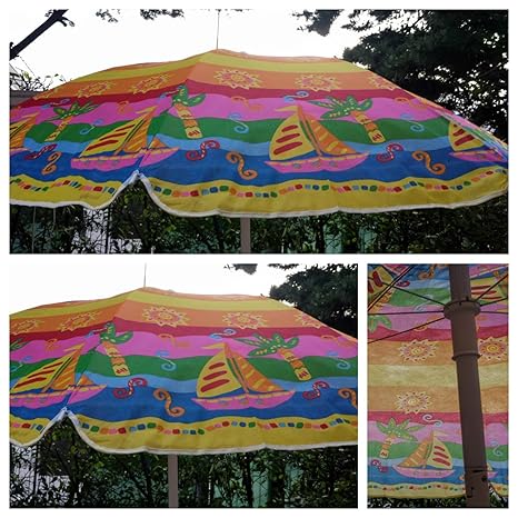 Igap Parasol Mer Plage Tropicana Résistant Au Vent Et Anti