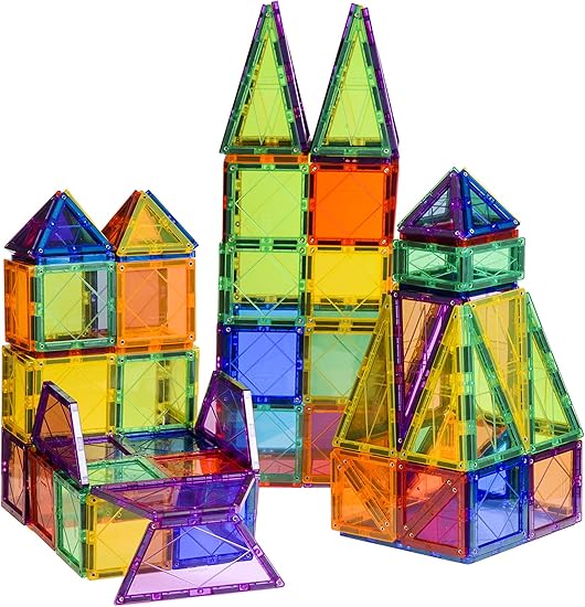 MagVision 104 Piece Building Tiles Creative 3D