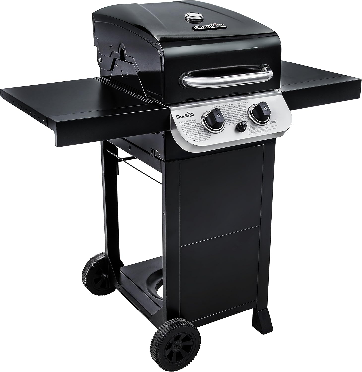 Char-Broil Gas BBQ Convective 210 B, 2-burner Barbecue with Cast Iron Grates, Stainless Steel Burners