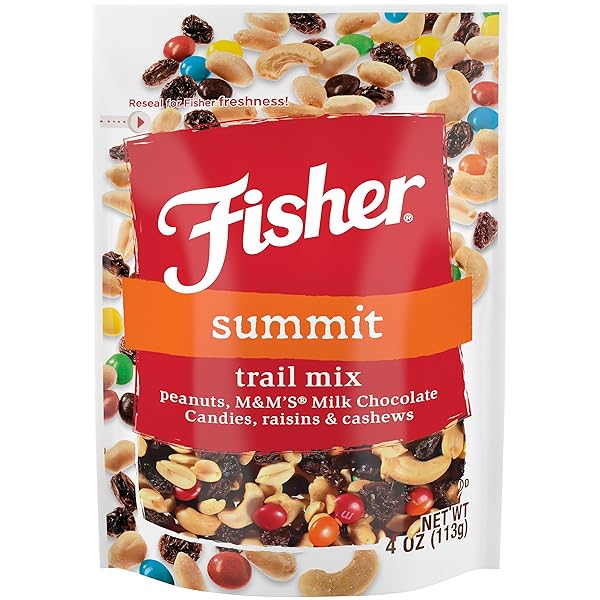 FISHER SNACK SUMMIT TRAIL MIX, 4 OUNCES