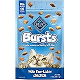 Blue Buffalo Bursts Crunchy Cat Treats, Chicken 2-oz Bag (6 Pack)