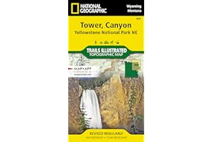 Tower, Canyon: Yellowstone National Park NE Map (National Geographic Trails Illustrated Map, 304)