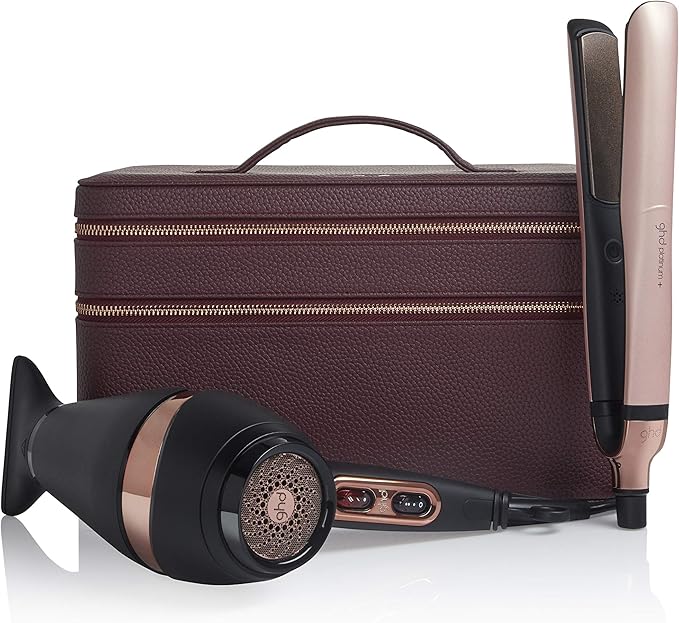 ghd platinum  & air limited edition rose gold deluxe set