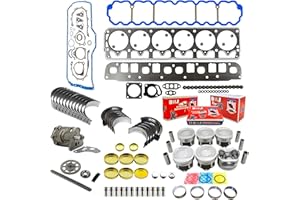 DNJ EK1126M Master Engine Rebuild Kit for 1996-1998 Jeep Cherokee Grand Cherokee Wrangler 4.0L L6 12V OHV 242cid
