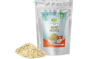 Better Option Foods Hemp Hearts 3.0 lbs, Hulled Hemp Seeds, Plant Based Protein, Gluten Free, Non-GMO, Raw Hemp Seed Hearts, Keto, Vegan, Paleo