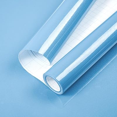 Hode Blue High Gloss Vinyl Wrap 30cmx3m Self Adhesive Wallpaper