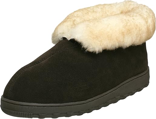 mens shearling slippers