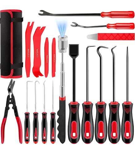 Mechanic Gift Set 15-Piece Precision Pick & Hook Set With Magnetic ...