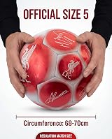 Hy-Pro Liverpool Official Licensed Size 5 Signature Football with Metallic view 3