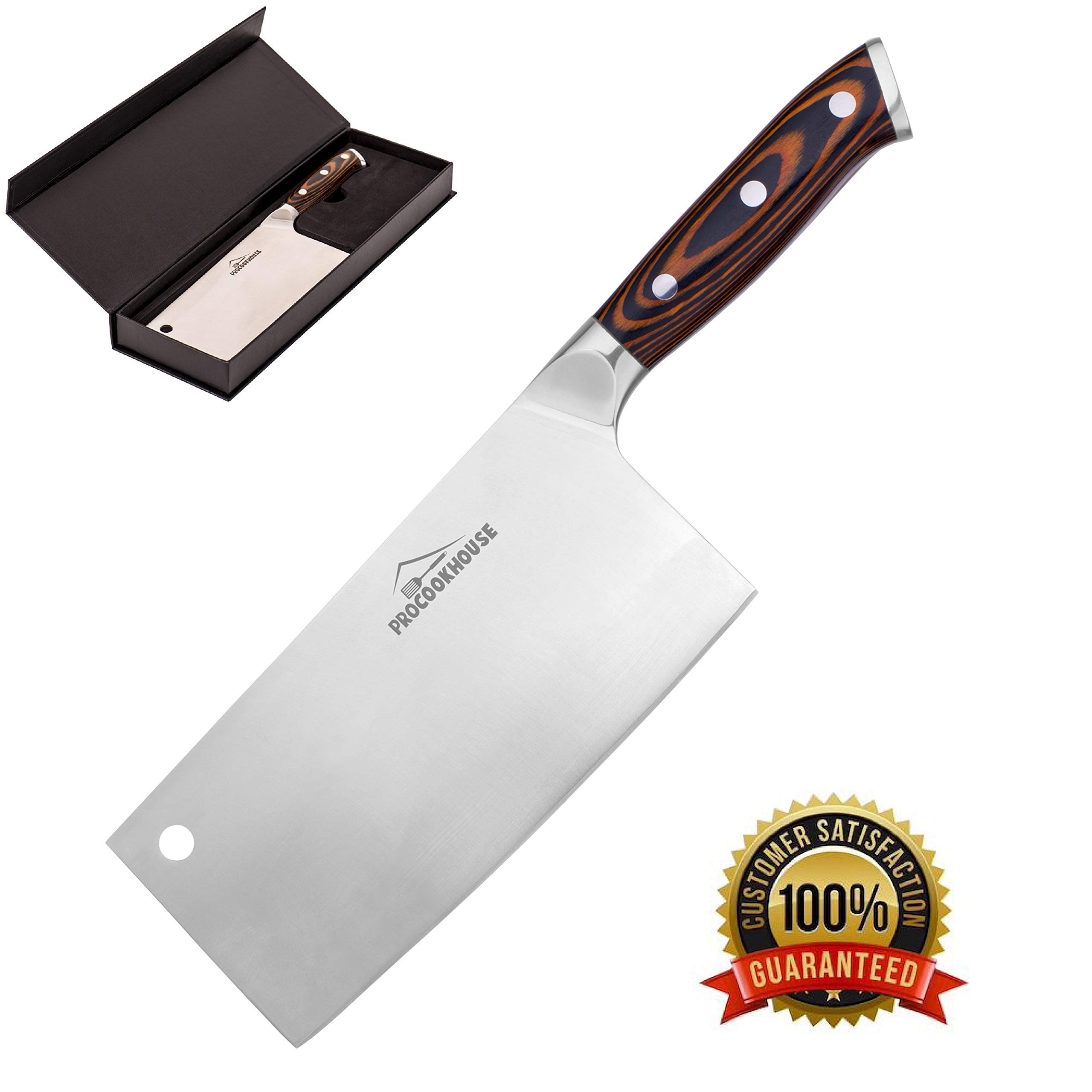 Pro series 7 inch vegetable meat Cleaver knife Chinese blade Chopper