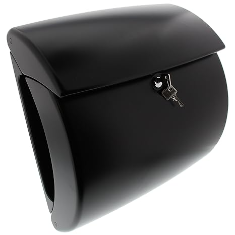 BURG-WÄCHTER Doppelfunktions-Briefkasten im edlen Design, A4 Einwurf-Format, EU Norm EN 13724, Inkl. 2 Schlüssel, Kunststoff,